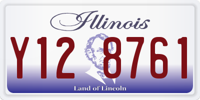 IL license plate Y128761