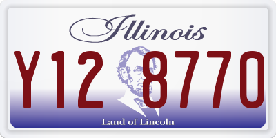 IL license plate Y128770