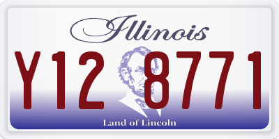 IL license plate Y128771
