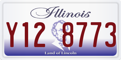 IL license plate Y128773