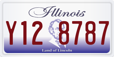 IL license plate Y128787