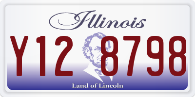 IL license plate Y128798