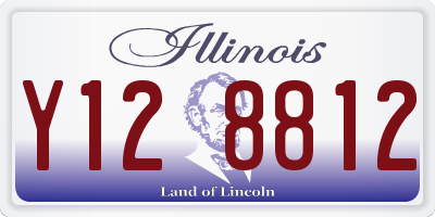 IL license plate Y128812