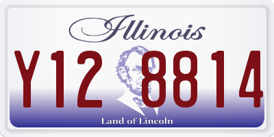 IL license plate Y128814