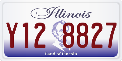 IL license plate Y128827