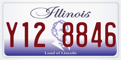 IL license plate Y128846