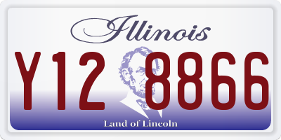 IL license plate Y128866