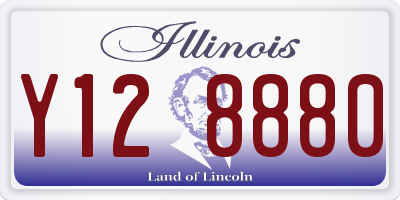 IL license plate Y128880
