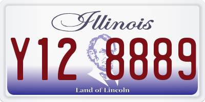IL license plate Y128889