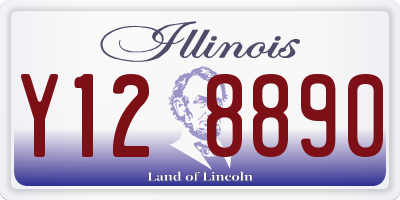 IL license plate Y128890