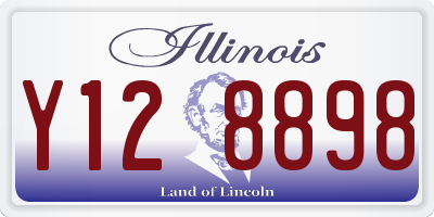 IL license plate Y128898