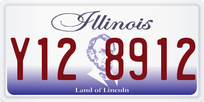 IL license plate Y128912