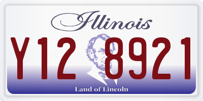IL license plate Y128921