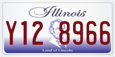 IL license plate Y128966