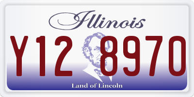 IL license plate Y128970