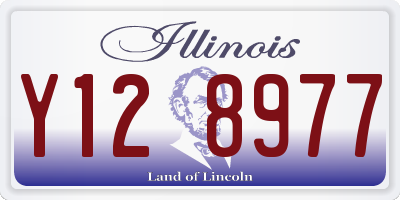 IL license plate Y128977