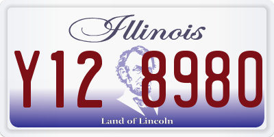 IL license plate Y128980