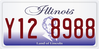 IL license plate Y128988