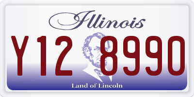 IL license plate Y128990
