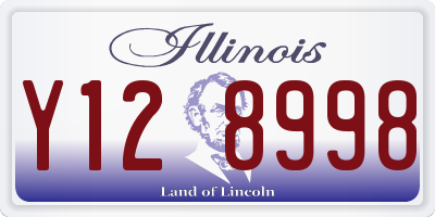 IL license plate Y128998