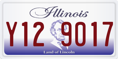 IL license plate Y129017