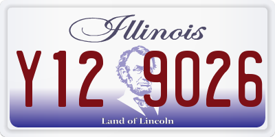 IL license plate Y129026