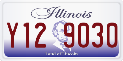 IL license plate Y129030
