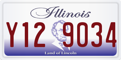 IL license plate Y129034