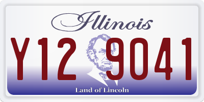 IL license plate Y129041