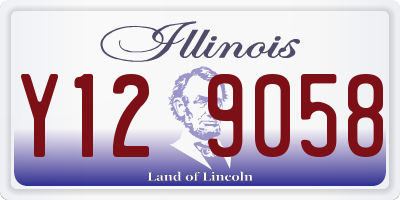 IL license plate Y129058