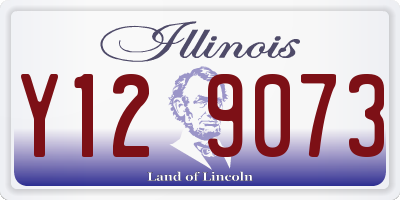 IL license plate Y129073