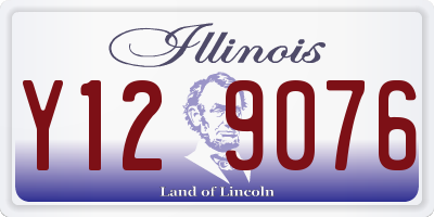 IL license plate Y129076