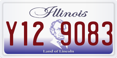 IL license plate Y129083