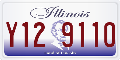 IL license plate Y129110