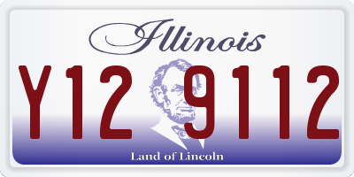 IL license plate Y129112