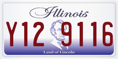 IL license plate Y129116