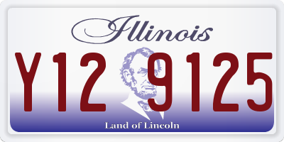 IL license plate Y129125