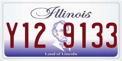 IL license plate Y129133