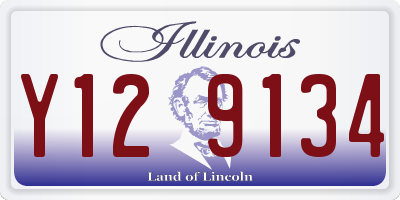 IL license plate Y129134