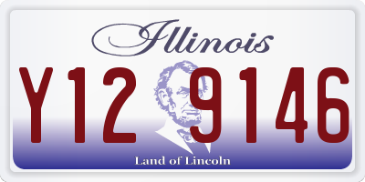 IL license plate Y129146