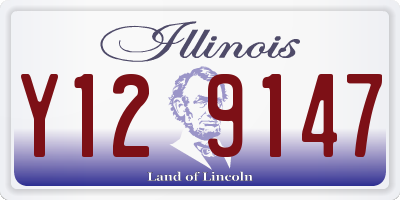 IL license plate Y129147