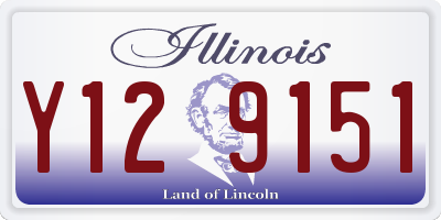 IL license plate Y129151
