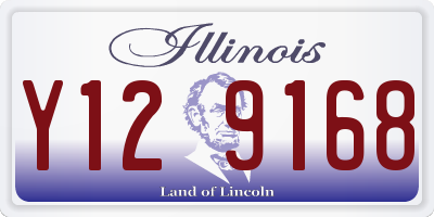 IL license plate Y129168