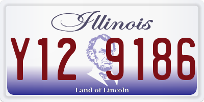 IL license plate Y129186