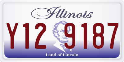 IL license plate Y129187
