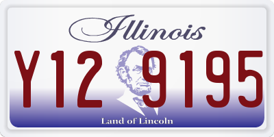 IL license plate Y129195