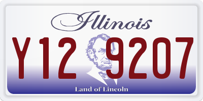 IL license plate Y129207