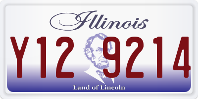 IL license plate Y129214