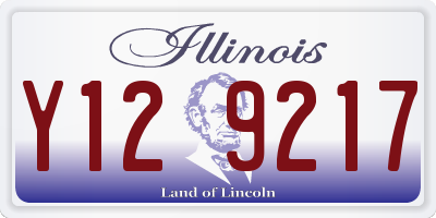 IL license plate Y129217