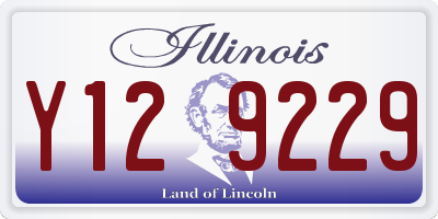 IL license plate Y129229
